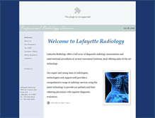 Tablet Screenshot of lafayetteradiology.com